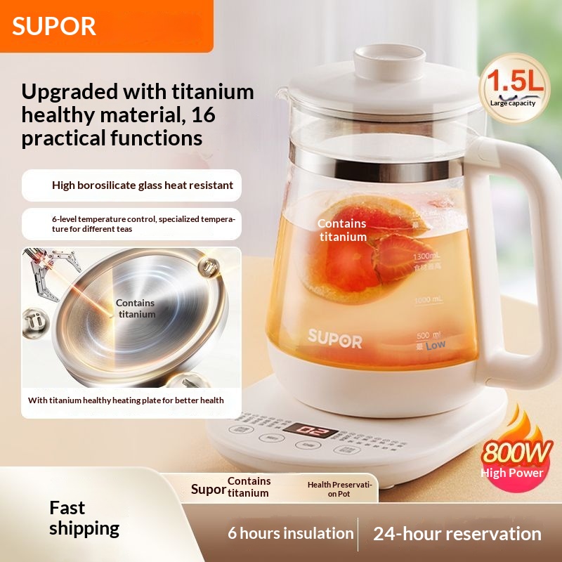 Herbal Tea For Wellness - Supor Titanyum Sağlık Tenceresi 2026 Yeni